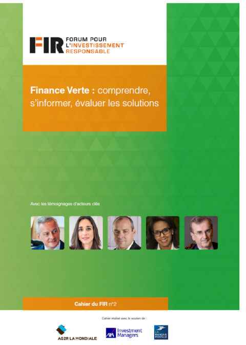 Finance verte : comprendre, s’informer, évaluer les solutions