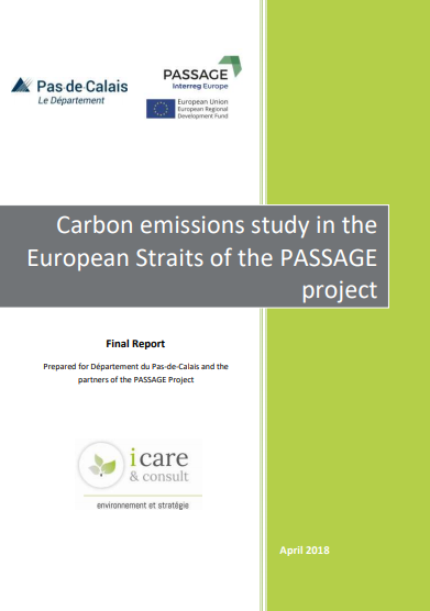 Publication of the carbon emissions study in the straits of the PASSAGE project elaborated by I Care