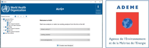 Lancement de l’appel à manifestation d’intérêt de l’ADEME « Expérimentation du logiciel AirQ+ »
