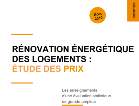 Prix de la rénovation énergétique : publication d’une étude ADEME – I Care & Consult – Emenda – EP