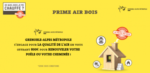 I Care & Consult a accompagné Grenoble Alpes Métropole dans la préfiguration du dispositif Air Bois lancé le 6 novembre 2015