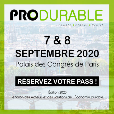 J-3 avant le salon Produrable, RDV sur notre stand PU54 !