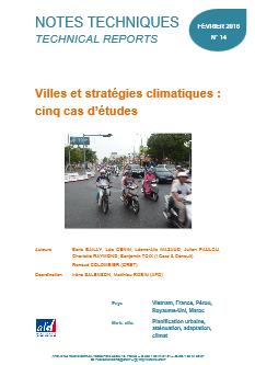 L’étude « Villes et stratégies climatiques » menée par I Care fait l’objet d’une publication de l’AFD